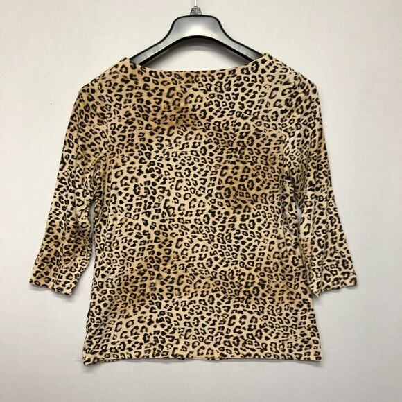 Chico's Women 3/4 Sleeve Animal Prints Blouse Top Shirt Size 1 US Medium B272 -9 - Picture 10 of 12